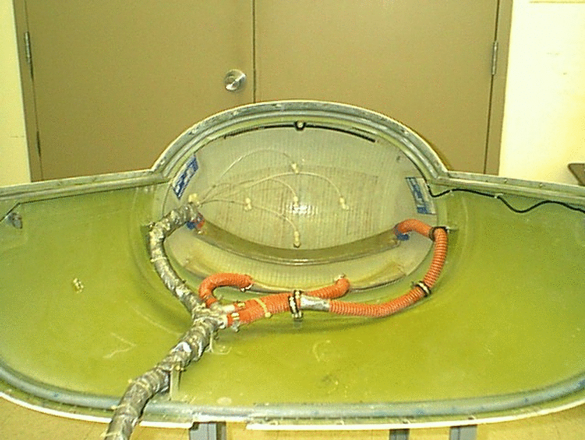 Inside of the Citation Radome